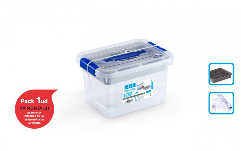 U spacebox xs con bandeja nº9 (6l)