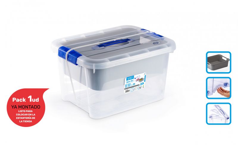 U spacebox m con bandeja - nº11 (21l)