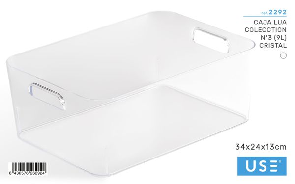 Caja lua collection nº3 cristal (9l)