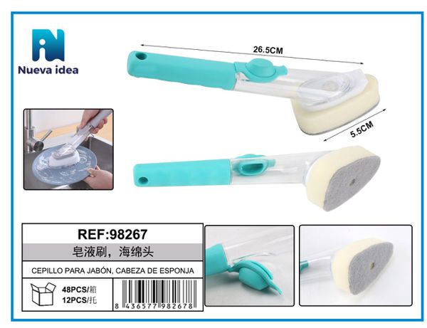 Cepillo para jabon,cabeza de esponja