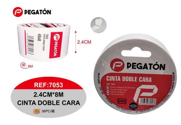 Cinta doble cara24mm*8m