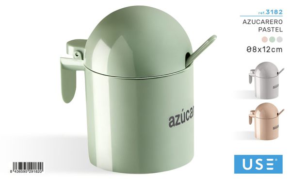 Azucarero pastel