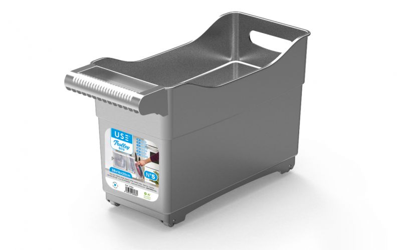 Trolley box baja corta nº5 plata
