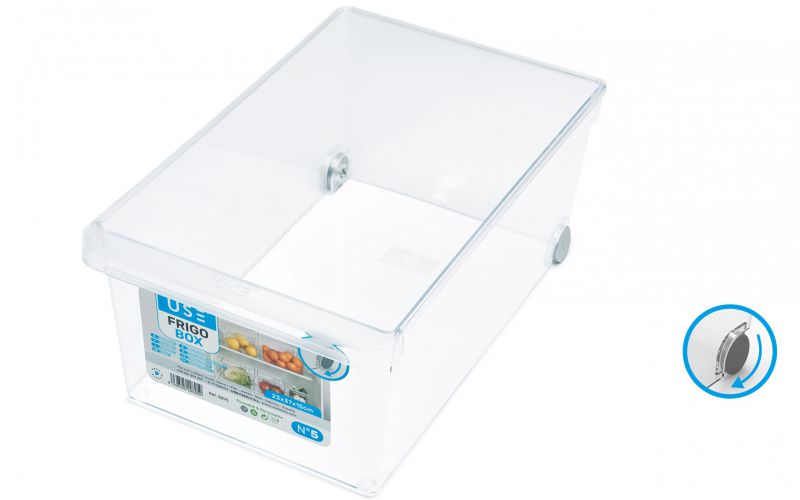 Frigo box nº5 trasparente 23x37x15 cm