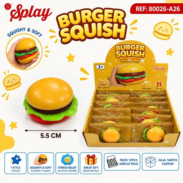 SQUISHY Hamburguesa por ingredientes