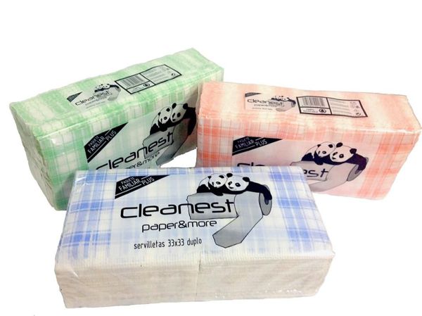 Servilleta 33x33 duplo blanco
