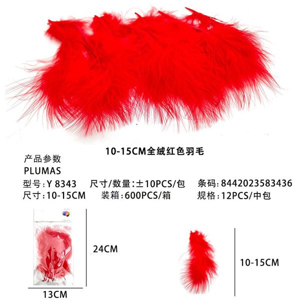 Plumas 10-15cm10ud