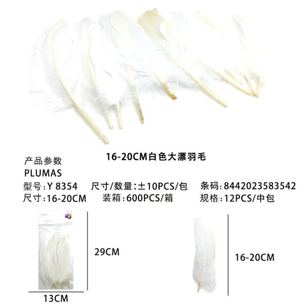 Plumas 10-15cm*10ud