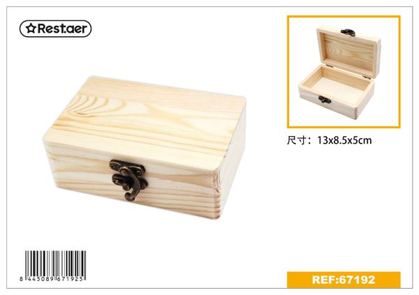 Caja madera 13*8.5*5cm