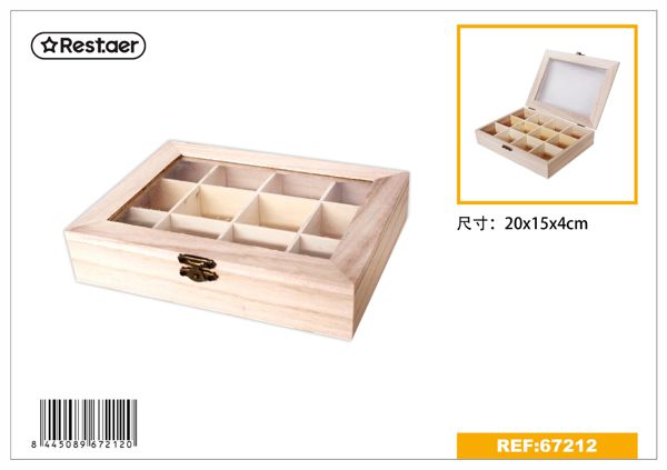 Caja madera 20*15*4cm