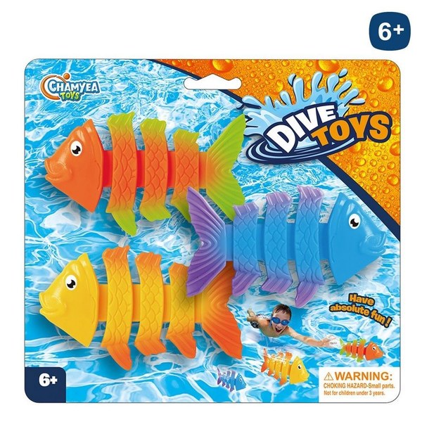 S/3 lanzador piscina pez 11 cm