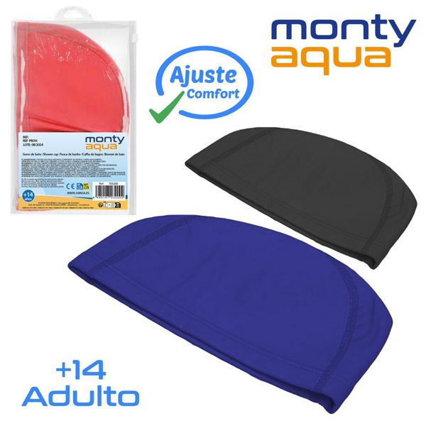 Gorro natación adulto + 14 años 3/c 23 x 21 cm