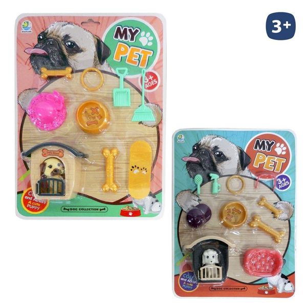 S/10 mascota con casa 2/m 10 cm