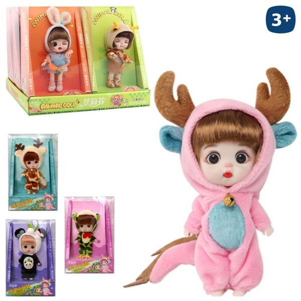 Muñeca animal doll regalo 6/m 15 cm