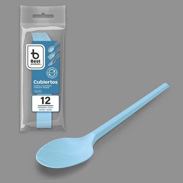 S/12 cuchara reut. azul baby 16,5 cm ps