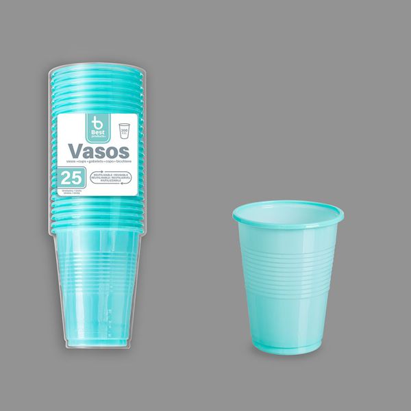 S/25 vaso reut. aguamarina 200 cc pp