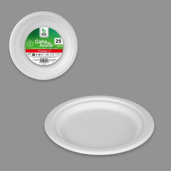 S/25 plato caña de azúcar 17 cm
