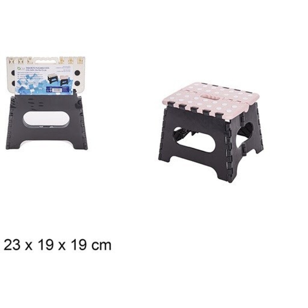 Taburete plastico plegable 19cm