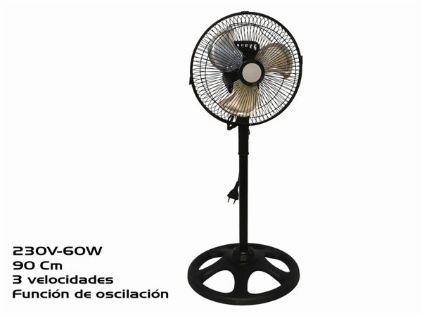 Ventilador pie 3 aspas 230v 60w
