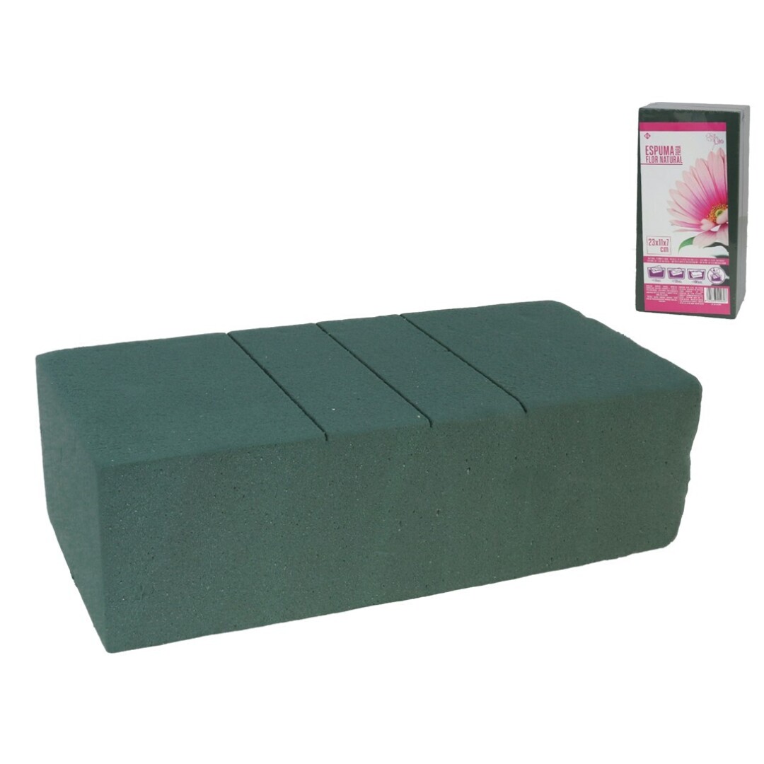 Esponja para flor natura 23x11x7