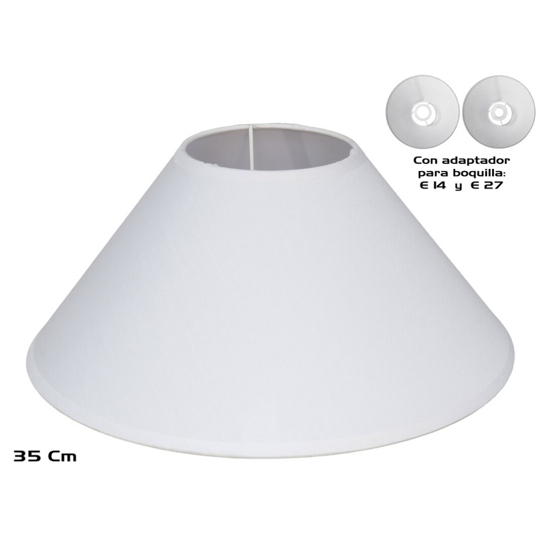 Pantalla red.35cm snow c/adaptador e14/e27