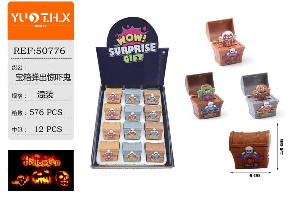Cofre del tesoro de halloween