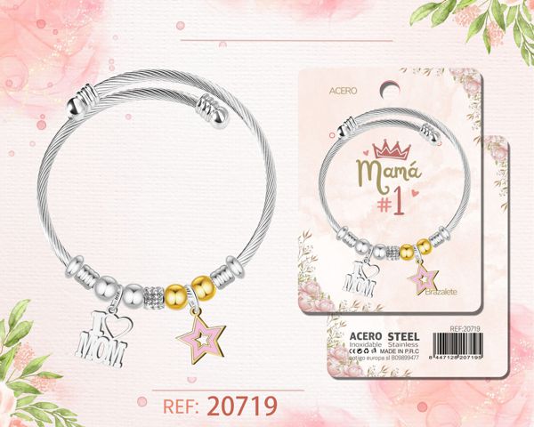 Brazalete acero para mama