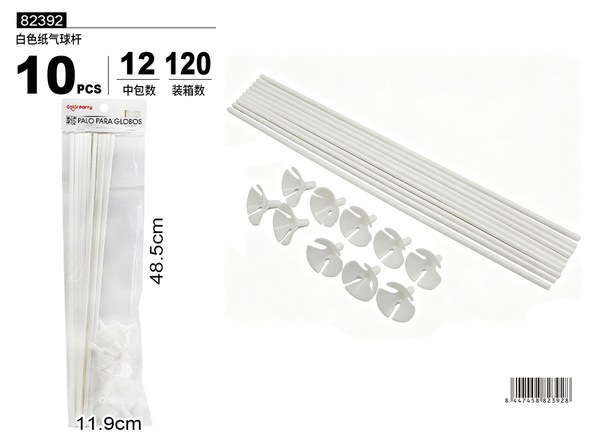 Palo para globos 10pcs