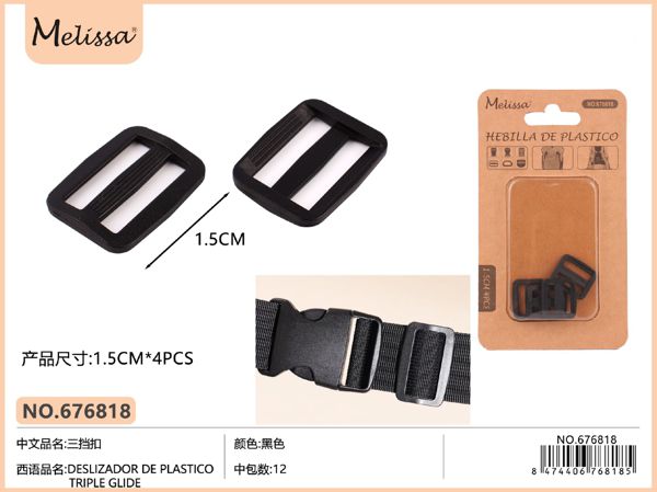 Deslizador negro plastico
