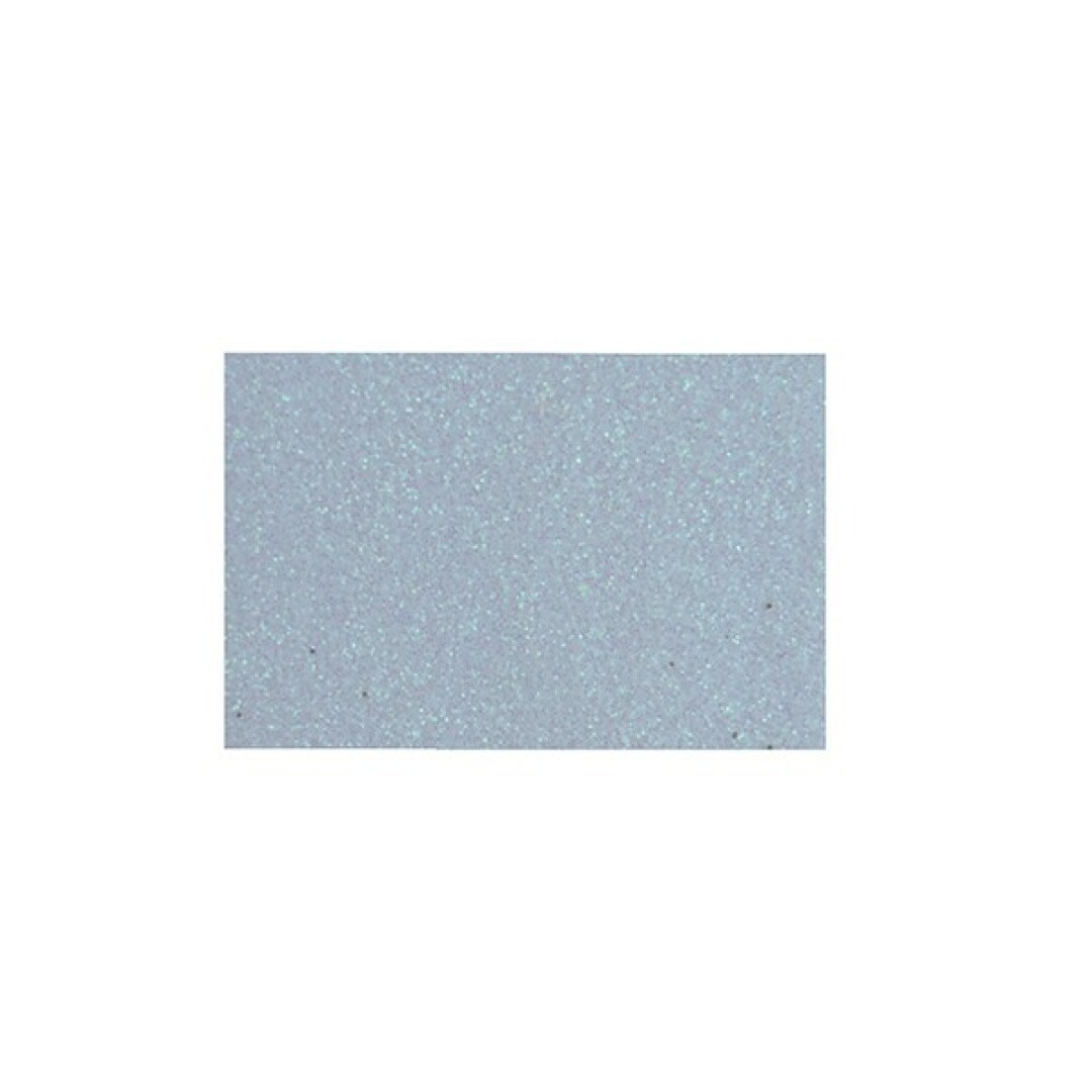Goma eva purpurina blanca