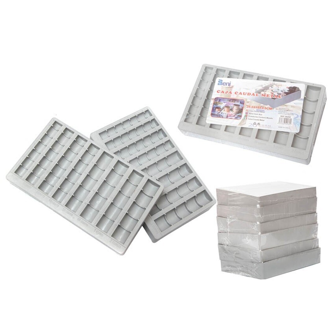 Caja plastico para moneda