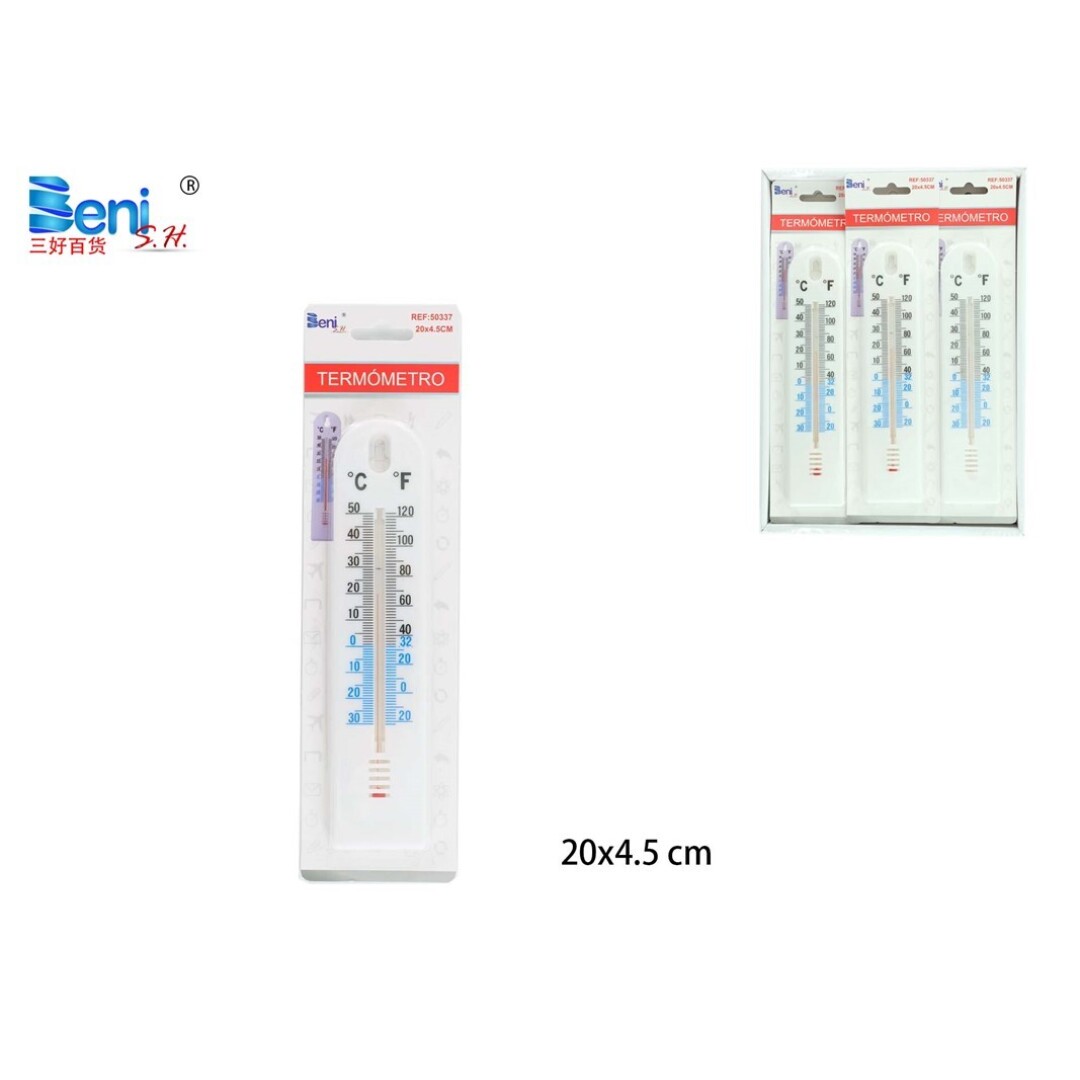 Termometro plastico 4.5x20cm