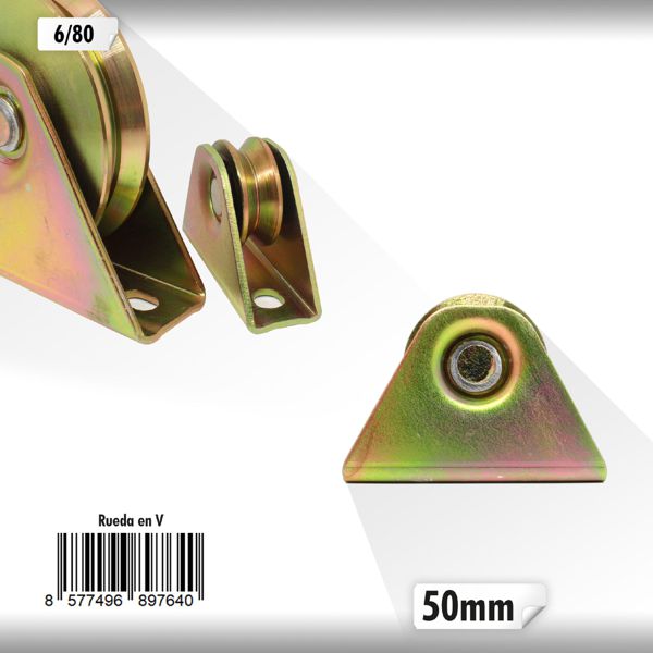 Rueda en v 50mm