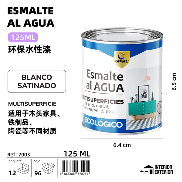 P.agua blanco satinado 125ml 150g