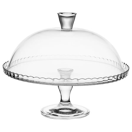 Expositor de tartas de cristal Lara 32 cm diám.
