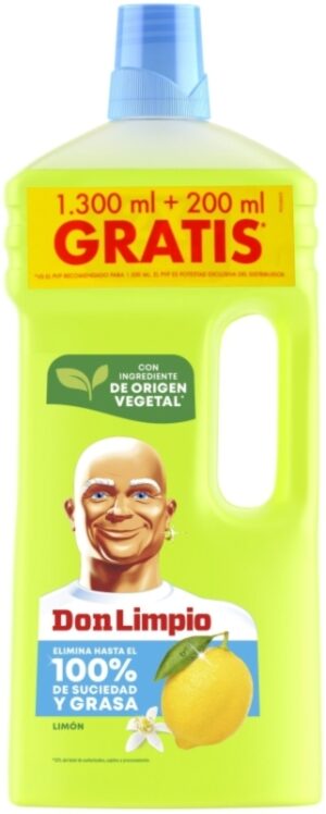 Don limpio 1300ml.+200ml.gratis limon
