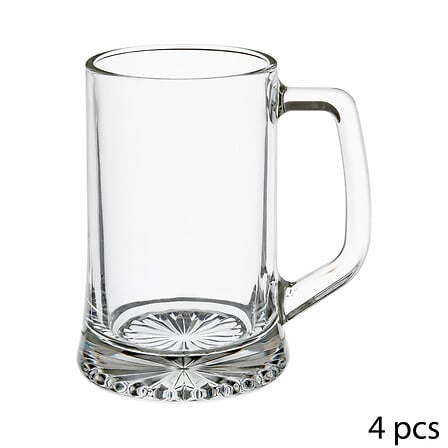 Juego de 4 jarras de cerveza 32 cl