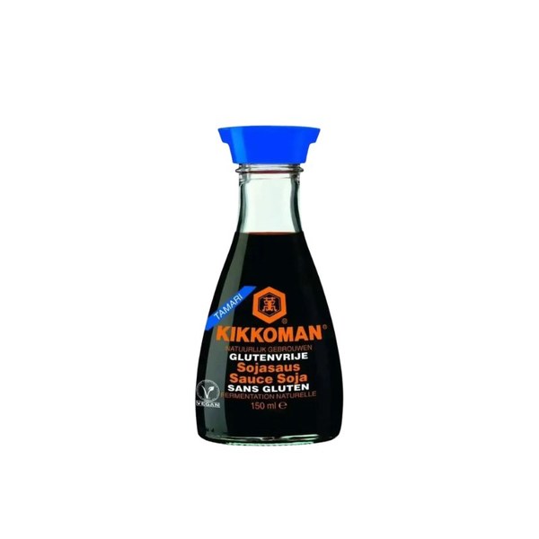 Salsa de soja sin glutenKIKKOMAN 6/150ml