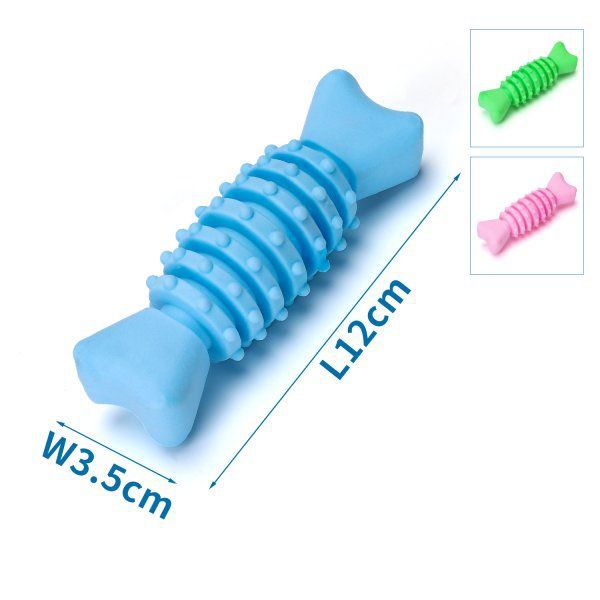 Alita de pollo de juguete de goma termoplástica(L12*W3.5cm,Rosa,Verde,Azul)