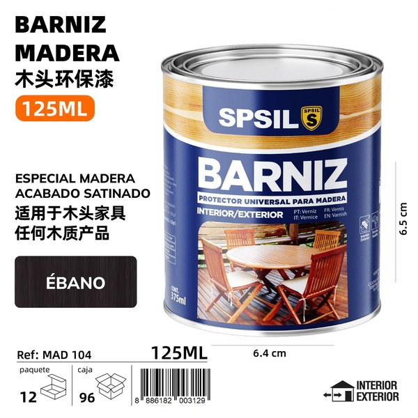 P.madera ebano 125ml