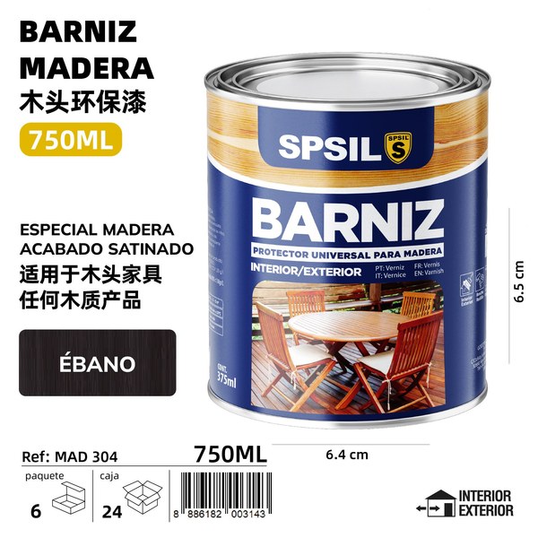 P.madera ebano 750ml