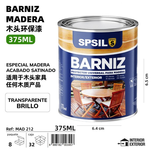P.madera trans brillo 375ml