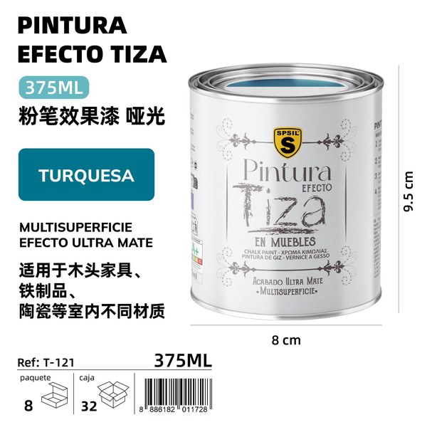 Pintura turquesa 375ml